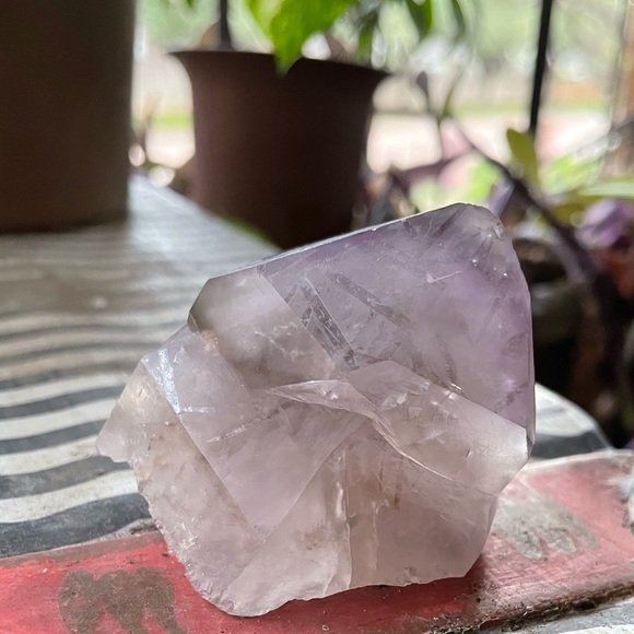 Lg Smokey Amethyst Quartz Crystal Point | Amethyst Smoky Quartz from S Africa - Picture 9 of 9